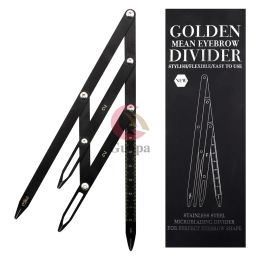 Blade Quality Stainless Steel Golden Ratio Callipers Microblading Permanent Makeup Eyebrow Measure Tool Mean Golden Eyebrow Divider