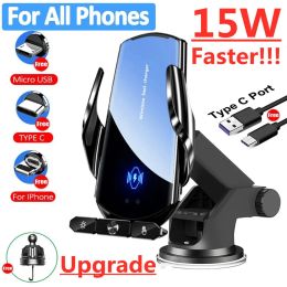 Chargers Car Wireless Charger Magnetic Fast Charging Station Air Vent Stand Car Phone Holder Mount For iPhone 15 14 13 12 Samsung Xiaomi