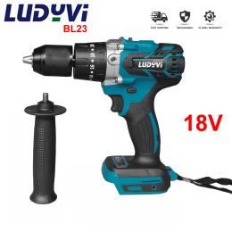 Accessories 18v Brushless Electric Drill Dc Lithiumion Battery 115n/m Cordless Screwdriver Impact Drill Power Tools for Ice Fishing