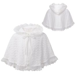 Coats Baby Girls Embroidery Boleros Formal Lace Wedding Party Cloak Coat Baby Girl Princess Baptism Christening Cape Toddler Outerwear