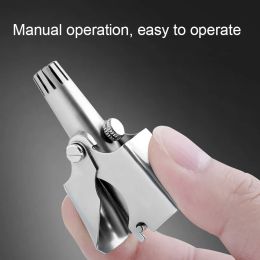 Trimmer Stainless Steel Nose Trimmer For Men Manual Washable Nose Trimmer For Nose