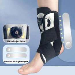 Pads 1pcs Adjustable Sprain Ankle Support Brace Men Women Sport Orthosis Ankle Protector Strap with Splint Stabilizer Injury Recovery