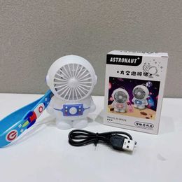 Other Appliances A New Type of Gale Astronaut Small Electric Fan for Childrens USB Charging Mini Portable Silent Handheld Small Fan J0425