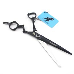 Shears "freelander Paint Curved Handle Hairdressing Scissors Household Scissors Hair Salon Special Scissors Black 7.0 Inch Model Number