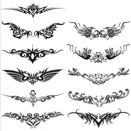 Tattoos tattoo sex Waterproof Temporary Tattoo Sticker Symbol Totem Wing Tatto on Leg Arm Back Tattos Sex Flash Tatoo Fake Tattoos