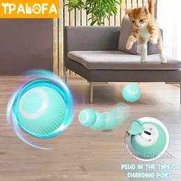 Controlla giocattoli per gatti intelligenti a sfera elettrica a sfera automatica a sfera di gatto giocattoli interattivi per gatti giocattolo per gatti che gioca a gatti accessori per gatti