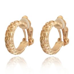 Earrings High Quality Clip on Earrings Without Piercing Textured Earrings for Women Fashion Earrings Party Gift Bijoux Jewellery
