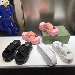 Brand with the Highest Quality Increase Thick Sole Sponge Cake Slippers Versatile Sandals