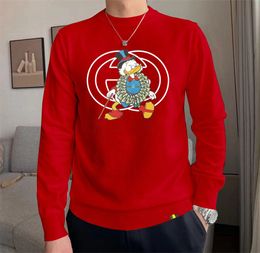 Men's sweater Fashion men's casual round long sleeve sweater men's and women's letter printed sweater #BA#1AA4446