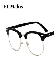 Sunglasses EL Malus2021 Brand Designer Mens Women Glasses Optical Frame Metal Clear Lens Eyeware Leopard Tan Black Silver Gold S6947927