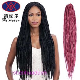 Factory Outlet Fashion wig hair online shop 18 Senegal box braid Triple Braid 90g 20 pieces / pack