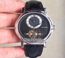 New Grandes Compliciations 307BA 12 9V6 Steel Case Black Dial Tourbillon Automatic Mens Watch 5 Styles Sports Watches High Quality7023000