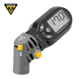 Accessories Topeak TSG02 Bicycle Digital SmartGauge Bike Tyre Air Pressure Gauge 250 PSI Electronic LCD Rotating SmartHead