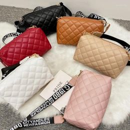 Shopping Bags Women's Bag 2024 Trend Luxury Fashion Rhombic Chain Female Crossbody Shoulder Messenger Mobile Phone Handbag.