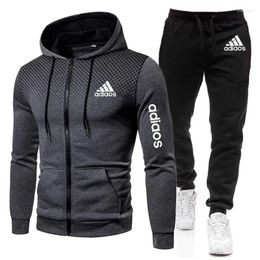 Men's Tracksuits Style Fashion Men Hoodie Fitness Gym Clothing Running Set Sportswear Jogger Men'Smany Sorts Of Suit Sports