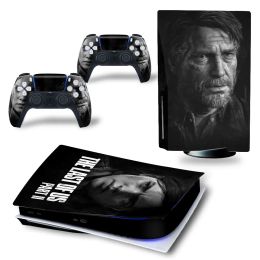 Stickers The Last of Us Part 2 Game controller skin sticker for ps5 console, 2 controllers skin sticker for ps5 game accesorios #4865