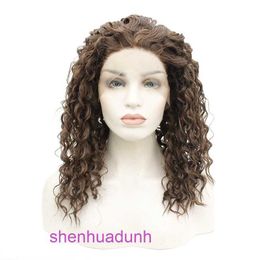 Wholesale Fashion Wigs hair for women Fashionable wig womens long curly lace explosion head headband small