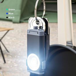 Flashlights Torches LED Portable Mini Keychain COB Work Light USB Rechargeable For Outdoor Camping