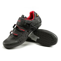 Footwear Santic Cycling Shoes Non Lock Assisted Cycling Locking Shoes Basic Entry Style Nylon Sole Solid Comfortable