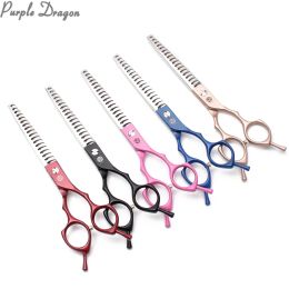 Scissors Dog Grooming Scissors 6.5" 7" JP 440C Purple Dragon Thinning Scissor Professional Pet Scissors Chunker Shears Dropshipping Z4009