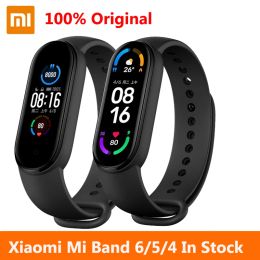 Wristbands Xiaomi Mi Band 6 Smart Bracelet AMOLED Screen Miband 5 4 NFC Blood Oxygen Fitness Traker Bluetooth Sport Waterproof Smart Band