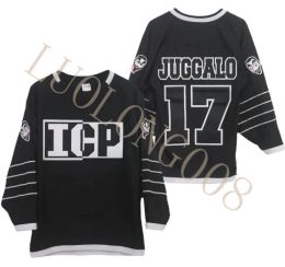 T-Shirts Custom 2020 men Insane Clown Posse Juggalo Black Hockey Jersey Customize any number and name Hockey shirt