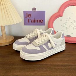 Casual Shoes Pink Kawaii Vintage Women's Sneakers Sports Flat Korean Cute Platform Vulcanize Designer 2024