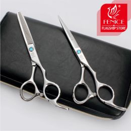 Shears Fenice Professional Japan 440c 5.5 6.0 Inch Hair Scissors Set Cutting and Thinning Shears Home and Barber Shop Salon Tools