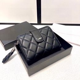 pelle di agnello di alta qualità multifunzionale Piccolo portafoglio design del portafoglio borse borse borsetta portafoglio donne Women Women Luxury Flap Mone