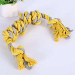 Dog Apparel 1PC Pet Six Knot Cotton Rope Toy Interactive Bite-resistant Large Molar