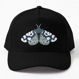 Ball Caps Mod Moths In Navy And Grey Baseball Cap Vintage Hat Cute For Women Men's