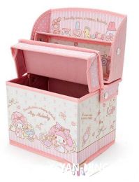 Bins Girl Heart Cute Desktop Folding Storage Box Clothes Accessories Cosmetics Finishing Storage Box storage Storage Mask Holder