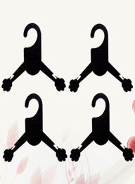 10pcs Shape Pets Acessories Portable Pet Dog Cat Clothes Hanger Black Size Apparel9588758