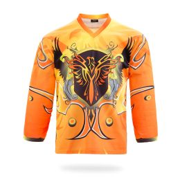 Hockey Vimost Firebirds Design Hockey Jersey Sublimation printing Tops Personal Name Number Customization Club Clothing