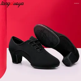 Dance Shoes Professional Latin For Women Ballroom Modern Ladies Aerobics Sneakers Dancing Teacher