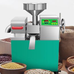 Pressers Oil Pressers Machine Kitchen Seeds Sunflower Sesame Coconut Peanut Vegetable Bean Hot Cold Home Commercial Extraction Maker