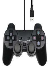 Wired USB PC Game Controller Gamepad For WinXPWin7810 Joypad For PC Windows Computer Laptop Black Game Joystick3909179