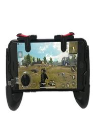 Universal mobile phone game controller phone grip with joystick fire buttons Trigger for 5060 inch mobile phone Pubg Android IO4109970