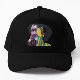 Ball Caps The Paranoia (Noir Woman In A Topless Hat) Baseball Cap Party Hats Black Wild Hat Tea Men's