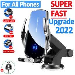 Chargers 15W Car Wireless Charger Magnetic Fast Charging Station Air Vent Stand Phone Holder For iPhone14 13 8 Pro Max Samsung Xiaomi