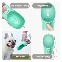 Feeding Dog Water Bottle Portable for Small Large Dogs Bowl Outdoor Walking Puppy Pet Travel Water Bottle Cat Drinking Bowl Dog Supplies