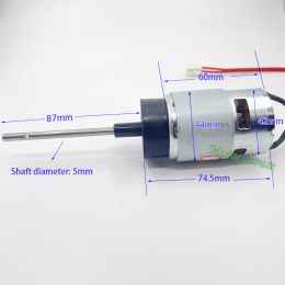 Accessories Micro Rs755 Motor Dc 12v 12.5v 7000rpm Large Torque Long Shaft with Cooling Fan/ Cooling Hole for Fishing Boat