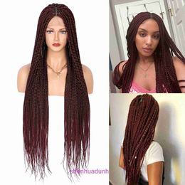 Full lace wig headband braid synthetic Fibre