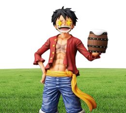 One Piece MonkeyLuffy Anime Figure Three Forms Of Luffy Star Eyes Eat Meat Replaceable PVC Action Figure Toy Model Doll Gift Q7022257