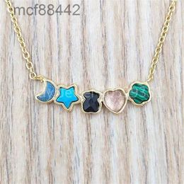 Authentic 925 Sterling Silver Pendants Glory Necklace in Gold Vermeil with Gemstones Fits European Bear Jewellery Style Gift 918592510