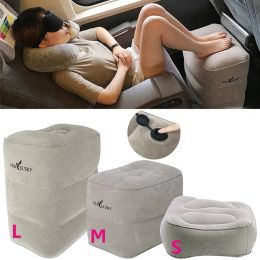 Pillow Inflatable Travel Pillow Footrest Pillow Sleep Resting Pillows Foot Pad Step Stool Tourist Stool For Aeroplanes Trains Kids Bed