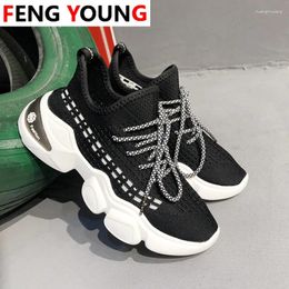 Fitness Shoes Fashion Sneakers Comfortable Vulcanised ShoesShoes Woman Summer Women Platform Sneaker Female Mesh