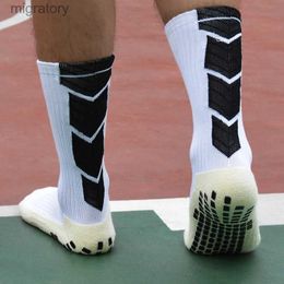 Men's Socks Mens and womens coordinated sports socks thick breathable football socks outdoor running cycling yq240423