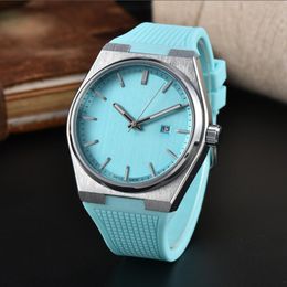 Luxury Brand WristWatches Men's Women's Watches classics 1853 PRX quartz Watch Fashion modern Casual quartz wrist-watch Montres Rubber strap bracelets watches Gift