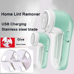 Shavers Home Lint Remover USB Charging Hair Remover Stainless Steel Blade Fabric Shaver Portable Electric Fabric Shaver Home Appliances